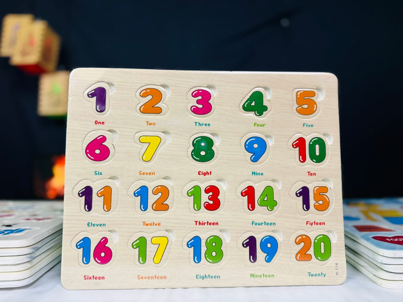 ইংরেজি সংখ্যা (1-20) পাজল বোর্ড (PVC Puzzole Board )