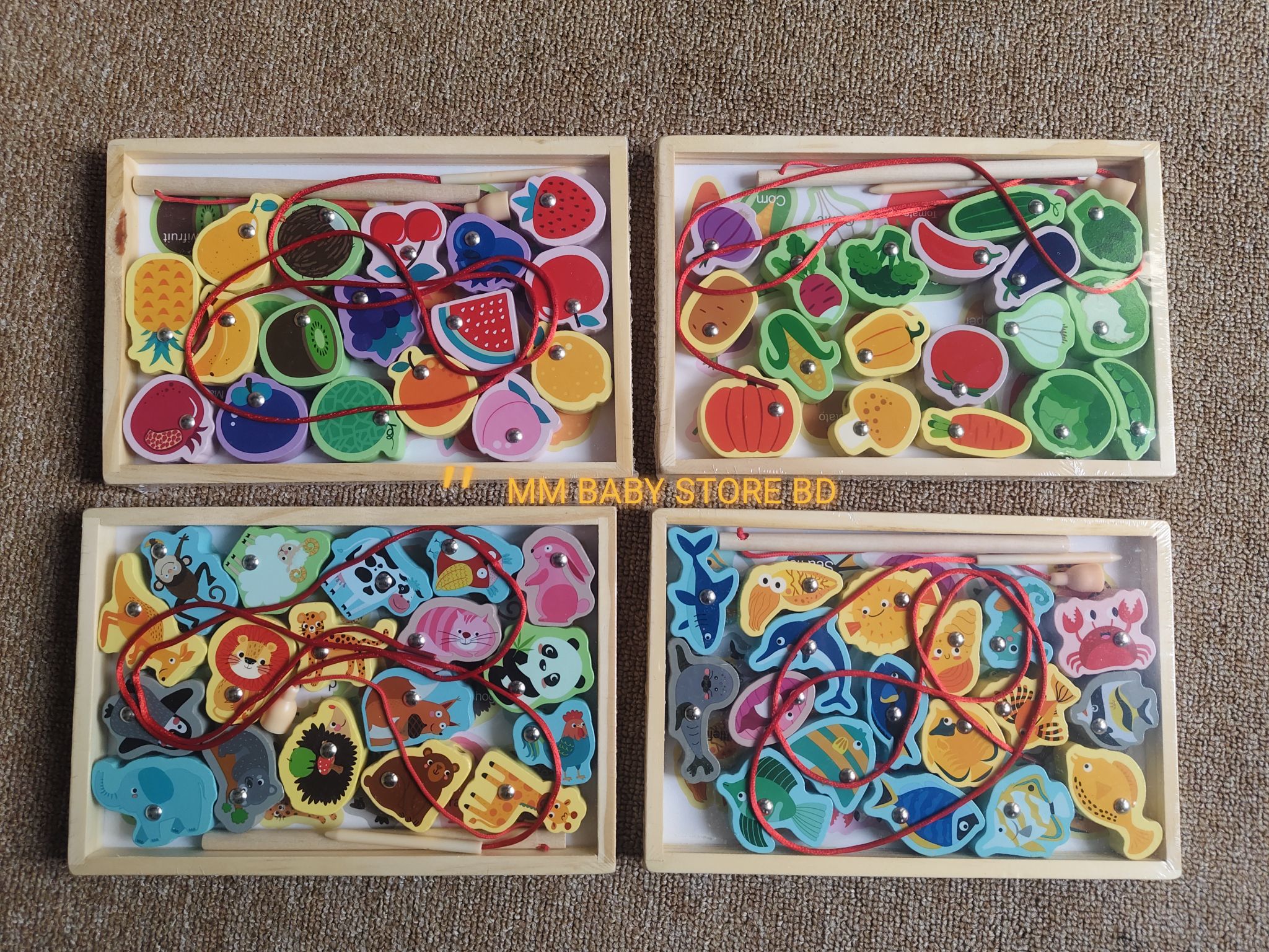 Magnetic Fishing Puzzle Game